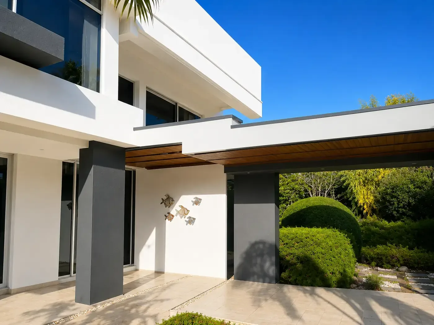 Clean modern exterior finish by Handy Andys